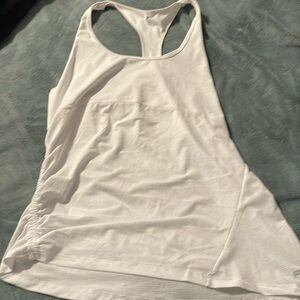Fabletics white tank top. Size L. EUC